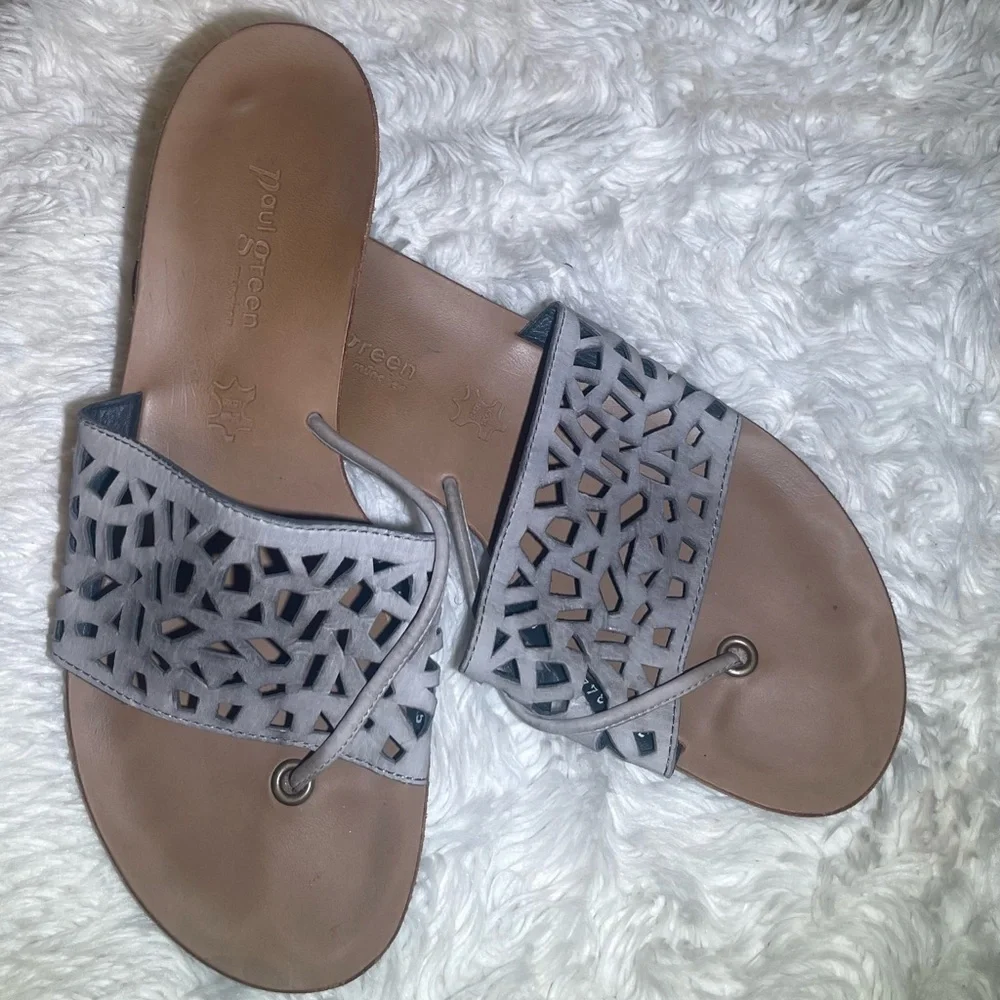 Paul Green munchen Gray Women's Sandals size 9